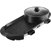 OEM Cuiseur électrique Stomer - Stomer-Pan - Stomer - Cuiseur à cuisson lente - Plaque de cuisson - Stompot - Barbecue - Noir