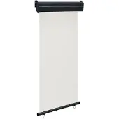 vidaXL Marquise latérale de balcon 85x250 cm Crème