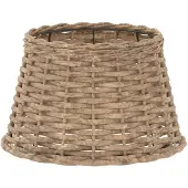vidaXL Abat-jour marron Ø38x23 cm osier