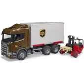 BRUDER Camion - Chariot élévateur UPS Scania Super 560R av. - 03 - - UneTaille - Voiture