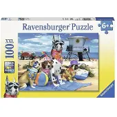 Ravensburger Puzzle No dogs on the beach XXL 100 pièces