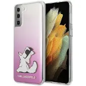 Karl Lagerfeld Cas (Samsung Galaxy S21 Ultra), Coque pour téléphone portable, Pink