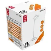 Avide Lampe de bureau LED - Blanc neutre - 4000K - 4 W - Rechargeable, col f