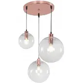 Toolight Lampe Suspendue APP038-3CP Lassi Set Rose Gold