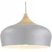 Toolight Lampe Suspendue APP182-1CP Bari Grey