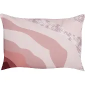 Beliani 2 Coussins de Jardin en Motif Abstrait 40 X 60 Cm Rose Campei Lumarko !