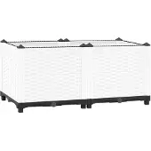 vidaXL Lit surélevé 80x40x38 cm Polypropylène