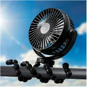 Mikamax Ventilateur flexible avec Powerbank intégré