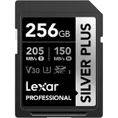 Lexar Carte SD Silver Plus UHS-1 256Go V30 R205/W150