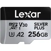 Lexar Carte microSDXC Silver Plus UHS-1 256Go R205/W150 V30