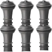 VacuVin Bouchons Vacuvin Wine Stopper Gris 6 Pièces