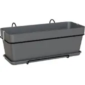 Artevasi Pot de Plante Suspendu Artevasi Capri v2 avec Soucoupe - Anthracite