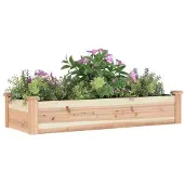 vidaXL Lit surélevé avec insert 120x45x25 cm bois massif sapin
