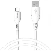 Accezz Câble USB-C vers USB - 1 mètre - Blanc
