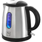Melitta Prime Aqua Mini Top 1018-03 BK, 1 liters, Optique, Argent Bouilloire, plastique, 1 litre, inox. Noir (1018-03)