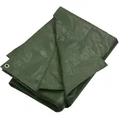 vidaXL Bâche de protection 180 g/m² 4x8 m vert HDPE