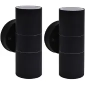 vidaXL Lampes murales extérieures 2 pcs. Acier inoxydable Montée/Descente