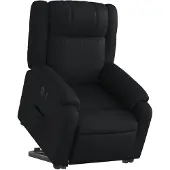 vidaXL Fauteuil relax releveur électrique noir similicuir