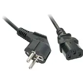 Lindy Câble secteur IEC 5m Schuko à IEC-C13 (5 m), Câble d'alimentation, Noir