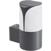 Kanlux S.A. Kanlux PRESO Applique extérieure 18cm IP44, E27, aluminium, graphite-biały