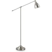 Ideal Lux Lampadaire NEWTON Nickel 1 lumière