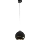 Eglo 98071 CAMASTRA E27 Lampe à suspendre Ø225mm noir or