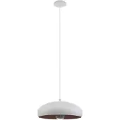 Eglo Lampe à suspension Mogano 1 40cm blanc avec cuivre rouge