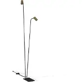 Lyora Lampe de lecture rurale Mono or avec du noir