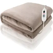 Ufesa Softy Plus Couverture chauffante électrique 180x140cm, 120W, 3 niveaux de température, Arrêt automatique, Lavable.