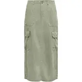 ONLY Malfy Caro Long Skirt Vert L Femme