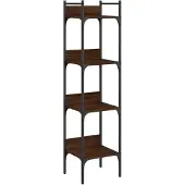 vidaXL Bibliothèque à 4 niveaux chêne 35x30x138,5 cm bois d'ingénierie