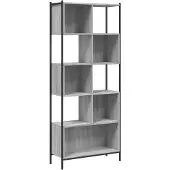 vidaXL Bibliothèque sonoma gris 72x28x172 cm bois d'ingénierie
