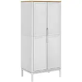 vidaXL Armoire FLORO blanc 77x53x171 cm Pin massif