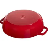 Staub Cocotte multifonction Chistera couvercle rouge cerise 28cm