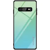 Evelatus Samsung A20 Étui en verre à dégradé 6 Lagoon (Samsung A20), Coque pour téléphone portable, Bleu