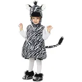 MOM Zebra Girl Costume Multicolore 3-4 Years Enfants