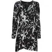Vero Moda Robe courte VMPOLLIANA LS SHORT DRESS WVN femmes - Noir - EU XS