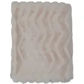 Côté Table Plaids, jetés REFUGE - Blanc - 130x170 cm