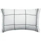 Vivaraise Housses de coussins ZEFF DIANA - Blanc - 40x65 cm