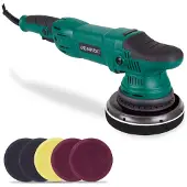 Vonroc Polisseuse double action 1050W - 150mm | 7 éponges de polissage incl.