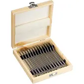 Rotec 900.1018 Schnellbohrer-Set 13-teilig im Holzkoffer (10, 12, 13, 14, 16, 18, 19, 20, 22, 24 et 25 mm, 6, 8)