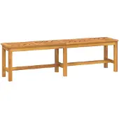 vidaXL Banc de jardin 150 cm en bois massif d'acacia