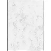 Sigel Design Paper DP371 - Gris marbré - A4 (210 x 297 mm) - 90 g/m² - 100 feuille(s) Papier marbré
