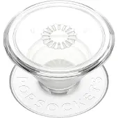 PopSockets PopGrip Clear - Blanc - Pour Smartphones et tablettes - 3" et 10" diagonale d'écran
