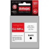 ActiveJet Encre ACC-581BNX (remplace Canon CLI-581XLBk ; Supreme ; 11,70 ml ; noire)