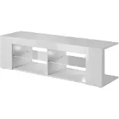 Cama Meuble TV RTV TEXAS 50/134/40 blanc/vernis blanc