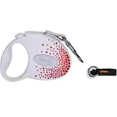Flexi Lanyard Glam Splash Orient S 3m blanc