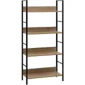 vidaXL Bibliothèque à 4 niveaux chêne 60x27,6x124,5 cm bois ingénierie