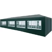 vidaXL Tente de réception 3x12 m Vert