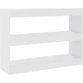 vidaXL Bibliothèque/Séparateur de pièce Blanc 100x30x72 cm